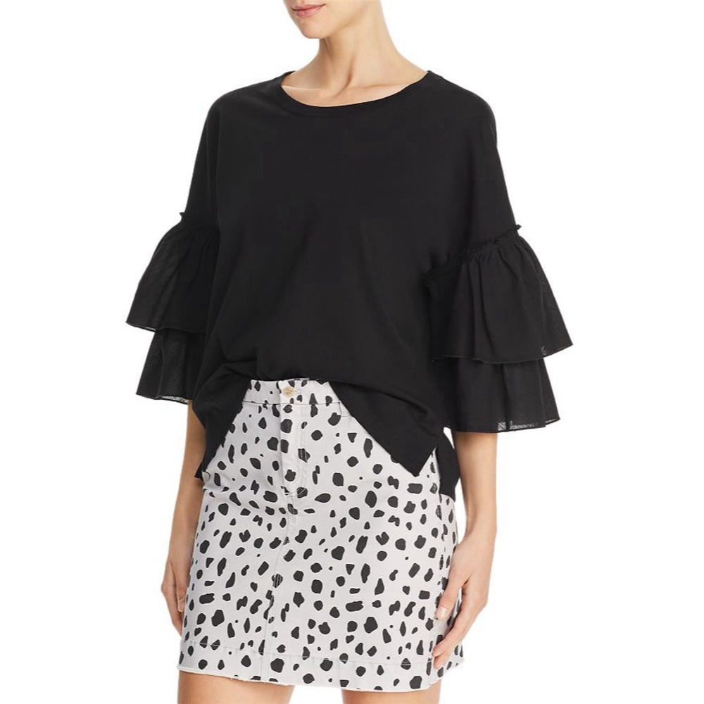 ATM Anthony Thomas Melillo Animal Cheetah-Print Mini Skirt High Waisted Size 2